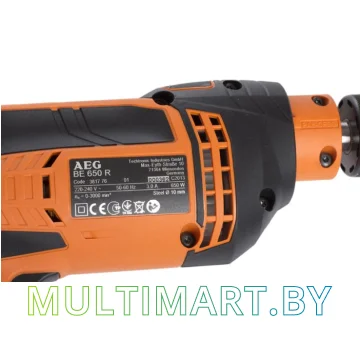 Безударная дрель AEG Powertools BE 650 R картинка 7